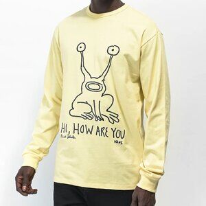Vans x Daniel Johnston Off‎ The Wall Yellow Long Sleeve T-Shirt